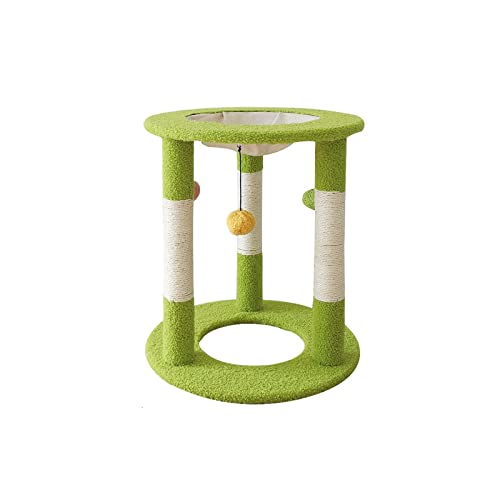 Kratzbaumhäuser, Katzenkratzer, Kratzbaum für Katzenbaumturm, Eigentumswohnung, Katzen, Klettergerüst, Haustiermöbel, Sprungregal, Katzenkratzer, Pappe.(Farbe: A) (B) Warm as Ever von DEUYO