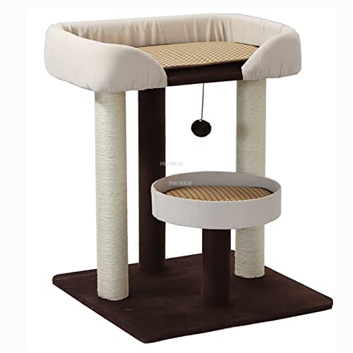 Kratzbaumhäuser, Katzenkratzer, Rattanmatte, Spielzeug für große Katzen, Klettersäule, Katzenhaus, Nest, Kratzbaum, All-in-One-Klettergerüst für Katzen Warm as Ever Kratzbaumhäuser, Katzenkratzer, Rattanmatte, Spielzeug für große Katzen, Klettersäule, Katzenhaus, Nest, Kratzbaum, All-in-One-Klettergerüst für Katzen Warm as Ever von DEUYO