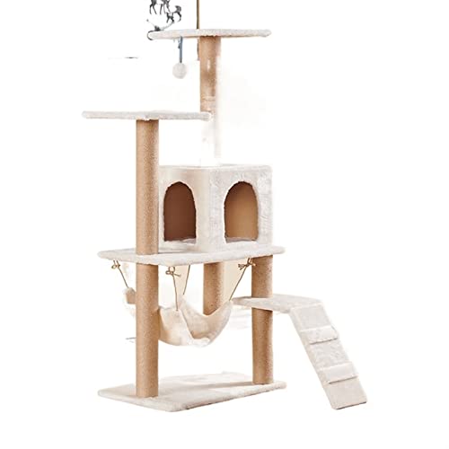 Kratzbaumhäuser, mehrschichtiges Katzen-Klettergerüst, Kratzbaum, Sisalturm, Kratzbaum für Haustierkatzen, luxuriöse Katzen-Eigentumswohnungsmöbel für Zuhause, Katzenspielzeug (Größe: PS052-3) (PS052) Kratzbaumhäuser, mehrschichtiges Katzen-Klettergerüst, Kratzbaum, Sisalturm, Kratzbaum für Haustierkatzen, luxuriöse Katzen-Eigentumswohnungsmöbel für Zuhause, Katzenspielzeug (Größe: PS052-3) (PS052) von DEUYO