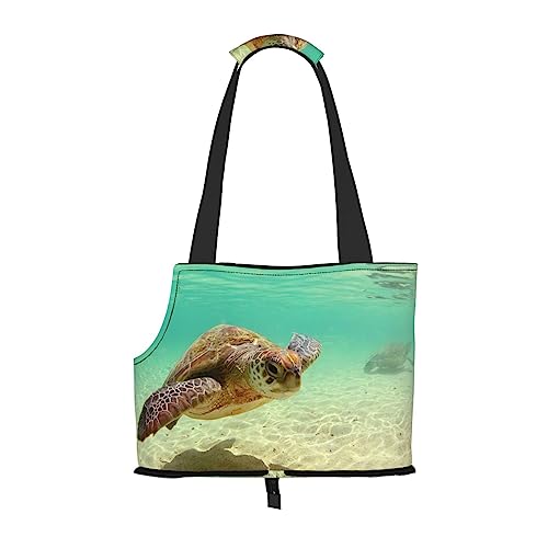 Lord Howe Island Tragetasche für kleine Hunde, Motiv: Meeresschildkröte, tragbar, für kleine Hunde / Katzen, weiche Seiten, Einkaufstasche für den Außenbereich Lord Howe Island Tragetasche für kleine Hunde, Motiv: Meeresschildkröte, tragbar, für kleine Hunde / Katzen, weiche Seiten, Einkaufstasche für den Außenbereich von DEXNEL