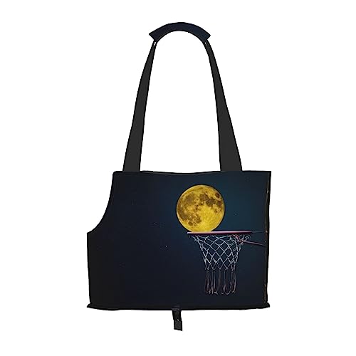 Moon and Basketball Tragetasche für kleine Hunde, tragbar, für kleine Hunde und Katzen, weiche Seiten, Einkaufstasche für Haustiere Moon and Basketball Tragetasche für kleine Hunde, tragbar, für kleine Hunde und Katzen, weiche Seiten, Einkaufstasche für Haustiere von DEXNEL