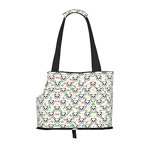 Niedlicher Panda Bambus Stern Kleine Hund Tragetasche, Tragbare Kleine Hunde/Katze Weiche Seiten Tragetasche, Haustier Outdoor Einkaufstasche Niedlicher Panda Bambus Stern Kleine Hund Tragetasche, Tragbare Kleine Hunde/Katze Weiche Seiten Tragetasche, Haustier Outdoor Einkaufstasche von DEXNEL