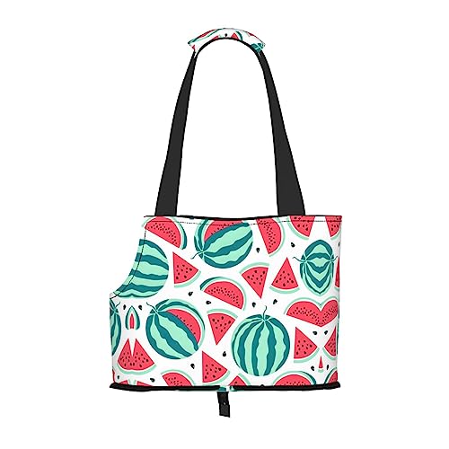 Tragetasche für kleine Hunde, Wassermelone, tragbar, für kleine Hunde und Katzen, weiche Seiten, Einkaufstasche für Haustiere Tragetasche für kleine Hunde, Wassermelone, tragbar, für kleine Hunde und Katzen, weiche Seiten, Einkaufstasche für Haustiere von DEXNEL