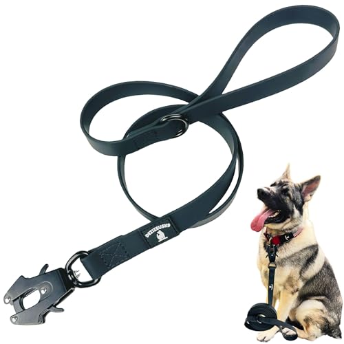 Robuste Silikon-Hundeleine – Schnellverschluss-Verschluss – wasserdichte PVC-Gummi-beschichtete Nylon-taktische Leine – mittelgroße und große Hunde, stark zuverlässig für Training, Outdoor-Abenteuer Robuste Silikon-Hundeleine – Schnellverschluss-Verschluss – wasserdichte PVC-Gummi-beschichtete Nylon-taktische Leine – mittelgroße und große Hunde, stark zuverlässig für Training, Outdoor-Abenteuer von DEZIZEUSK9