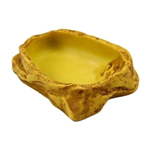 DFJOENVLDKHFE Wassernapf for Schildkröten, for Reptilien, langlebig, auslaufsicher, for Vivarium und Außenbereich(12x9x3cm) von DFJOENVLDKHFE