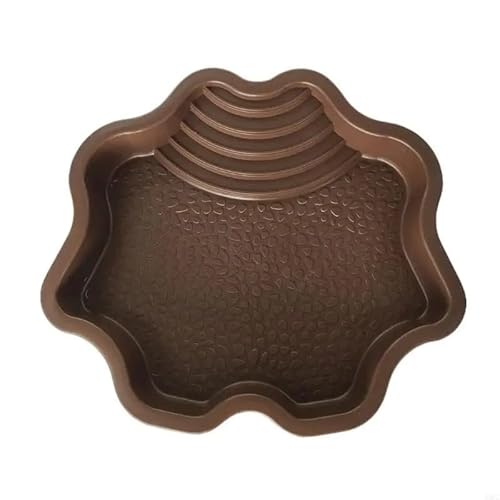 DFJOENVLDKHFE Wassernapf for Schildkröten, for Reptilien, langlebig, auslaufsicher, for Vivarium und Außenbereich(Dark Brown) von DFJOENVLDKHFE