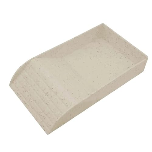 DFJOENVLDKHFE Wassernapf for Schildkröten, for Reptilien, langlebig, auslaufsicher, for Vivarium und Außenbereich(White and S) von DFJOENVLDKHFE