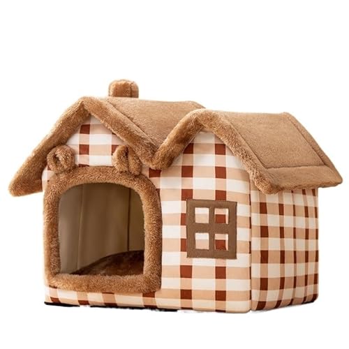 Katzennest, Gemütliches Katzenhöhlenbett, Katzenversteck, Süßes Katzenversteck, Vielseitiges Katzenbett for Privatsphäre, Nickerchen und Spielen, Passend for Katzen und Hunde(Brown Bear,S 39x32x34cm) Katzennest, Gemütliches Katzenhöhlenbett, Katzenversteck, Süßes Katzenversteck, Vielseitiges Katzenbett for Privatsphäre, Nickerchen und Spielen, Passend for Katzen und Hunde(Brown Bear,S 39x32x34cm) von DFJOENVLDKHFE
