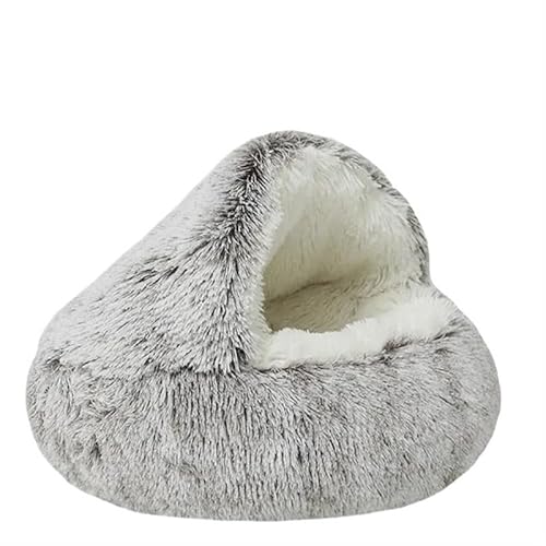 Katzennest, Gemütliches Katzenhöhlenbett, Katzenversteck, Süßes Katzenversteck, Vielseitiges Katzenbett for Privatsphäre, Nickerchen und Spielen, Passend for Katzen und Hunde(Brown-Inside Plush,40x40c Katzennest, Gemütliches Katzenhöhlenbett, Katzenversteck, Süßes Katzenversteck, Vielseitiges Katzenbett for Privatsphäre, Nickerchen und Spielen, Passend for Katzen und Hunde(Brown-Inside Plush,40x40c von DFJOENVLDKHFE
