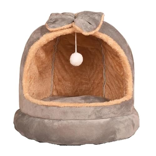 Katzennest, Gemütliches Katzenhöhlenbett, Katzenversteck, Süßes Katzenversteck, Vielseitiges Katzenbett for Privatsphäre, Nickerchen und Spielen, Passend for Katzen und Hunde(Light Grey,L 45X45X42cm) Katzennest, Gemütliches Katzenhöhlenbett, Katzenversteck, Süßes Katzenversteck, Vielseitiges Katzenbett for Privatsphäre, Nickerchen und Spielen, Passend for Katzen und Hunde(Light Grey,L 45X45X42cm) von DFJOENVLDKHFE