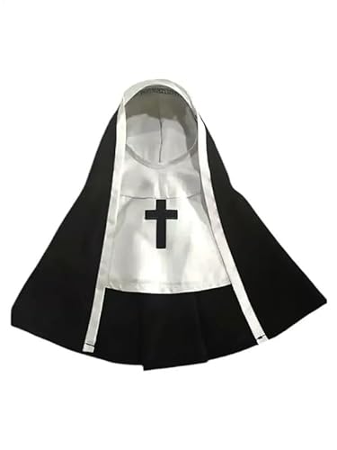 Nonnenkostüm for Haustiere – Atmungsaktives und lustiges Haustier-Outfit for kleine und mittelgroße Hunde und Katzen, perfekt for Fotos(L) von DFJOENVLDKHFE