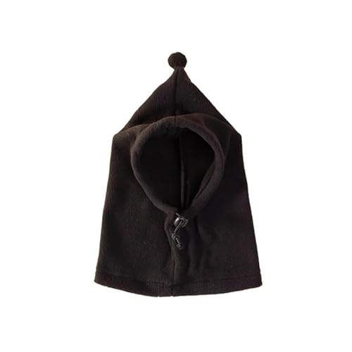 Verstellbare Hundemütze, süße und praktische Hundemütze for den täglichen Gebrauch im Freien, Hüte for Hunde for kleine und mittelgroße Hunde(Black,S) von DFJOENVLDKHFE