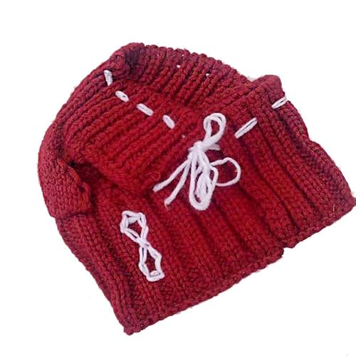 Verstellbare Hundemütze, süße und praktische Hundemütze for den täglichen Gebrauch im Freien, Hüte for Hunde for kleine und mittelgroße Hunde(Red) von DFJOENVLDKHFE