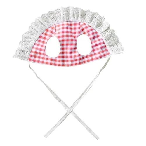 Verstellbare Hundemütze, süße und praktische Hundemütze for den täglichen Gebrauch im Freien, Hüte for Hunde for kleine und mittelgroße Hunde(Red Hat,L) von DFJOENVLDKHFE