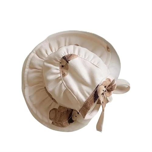 Verstellbare Hundemütze, süße und praktische Hundemütze for den täglichen Gebrauch im Freien, Hüte for Hunde for kleine und mittelgroße Hunde(White) von DFJOENVLDKHFE
