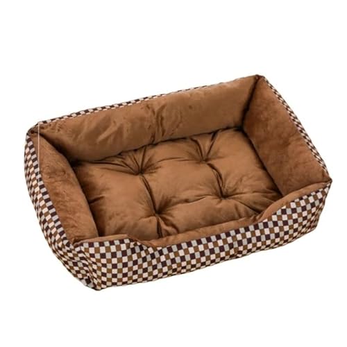 Waschbare Haustiermatratze, atmungsaktives Hundesofabett, weiches Haustierbett, bequeme Matratze, Haustierbedarf, Haustierzubehör, geeignet for den Innenbereich und den Einsatz in Hundekäfigen(Plaid,X Waschbare Haustiermatratze, atmungsaktives Hundesofabett, weiches Haustierbett, bequeme Matratze, Haustierbedarf, Haustierzubehör, geeignet for den Innenbereich und den Einsatz in Hundekäfigen(Plaid,X von DFJOENVLDKHFE