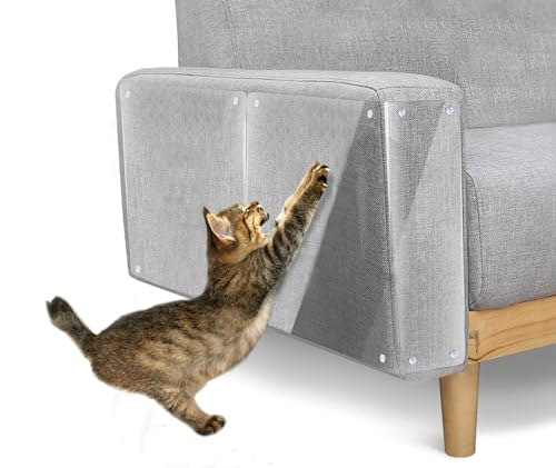 Kratzschutz Sofa Kratzschutz Katze 10 Stück Anti-Kratzer Katzen Kratzschutz für Couch Anti-Scratch Cat Krallenschutz für Möbel Tür Wand Bett Kratzabwehr von Katzen Hunde (43x30cm) von DFLLLO