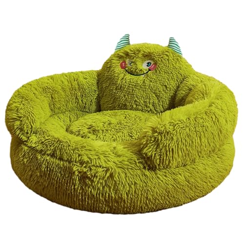 DFZHiuat Bequemes beruhigendes Hundebett, groß, waschbar, Anti-Angst-Bett, luxuriös, warm, flauschig, Hundepfotenform, verbesserter Schlaf, geeignet für kleine, mittelgroße Katzen und Hunde, Grün DFZHiuat Bequemes beruhigendes Hundebett, groß, waschbar, Anti-Angst-Bett, luxuriös, warm, flauschig, Hundepfotenform, verbesserter Schlaf, geeignet für kleine, mittelgroße Katzen und Hunde, Grün von DFZHiuat