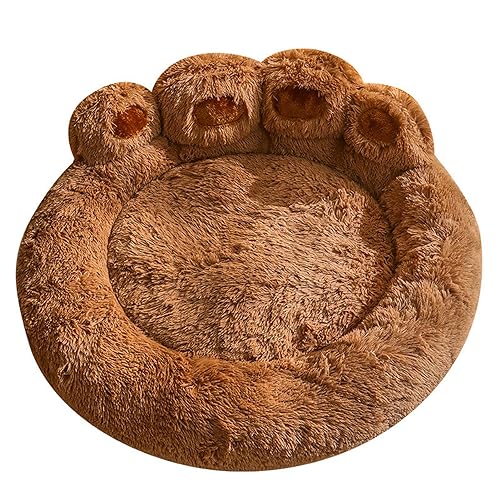 DFZHiuat Bequemes beruhigendes Hundebett, groß, waschbar, Anti-Angst-Bett, luxuriös, warm, flauschig, Hundepfotenform, verbesserter Schlaf, geeignet für kleine, mittelgroße Katzen und Hunde, Cafés DFZHiuat Bequemes beruhigendes Hundebett, groß, waschbar, Anti-Angst-Bett, luxuriös, warm, flauschig, Hundepfotenform, verbesserter Schlaf, geeignet für kleine, mittelgroße Katzen und Hunde, Cafés von DFZHiuat