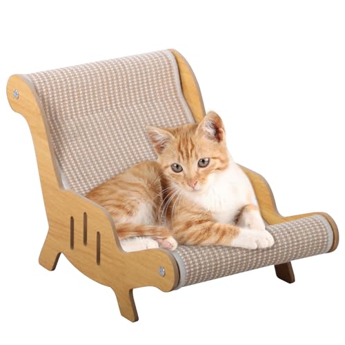 Sisal-Katzenbett, All-in-One-Kratz- und Nickerchen, für Katzen, Krallen und Schlafen, 2-in-1 Katzensofa Sisal-Katzenbett, All-in-One-Kratz- und Nickerchen, für Katzen, Krallen und Schlafen, 2-in-1 Katzensofa von DGBAOBEI