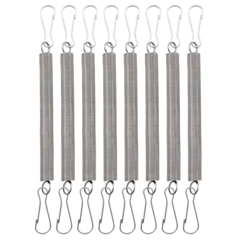 DGBRSM Federclip für Kleintier-Wasserflasche mit 2 Clips, Edelstahl-Spannfeder, Chinchilla, Hamster, Trinker, Halterung zur Befestigung von Papageien, Kaninchen, Trinkflasche, 8 Stück DGBRSM Federclip für Kleintier-Wasserflasche mit 2 Clips, Edelstahl-Spannfeder, Chinchilla, Hamster, Trinker, Halterung zur Befestigung von Papageien, Kaninchen, Trinkflasche, 8 Stück von DGBRSM