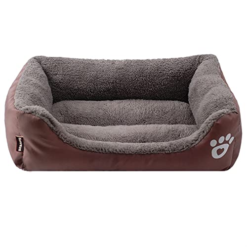 DGOINGPI Hundebett Großes Hundebett, Haustierbetten für Hunde, Hundebetten, Haustierbett, Hundezubehör, Hundehütte, Haustierzubehör Katzenbett(Coffee Color,3XL) von DGOINGPI