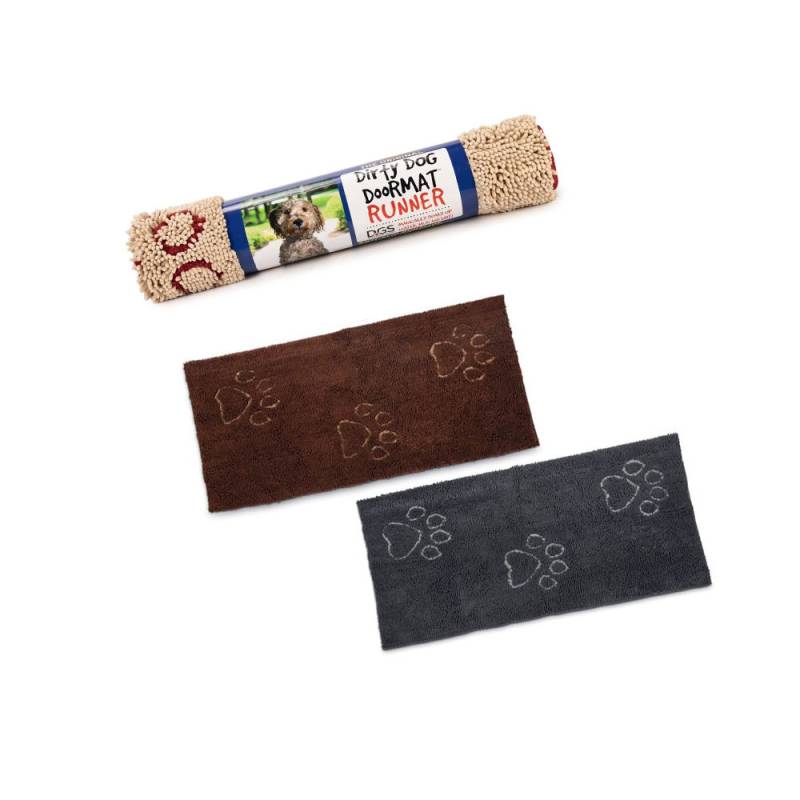 DGS Dirty Dog Doormat Runner - braun von DGS - Dog Gone Smart
