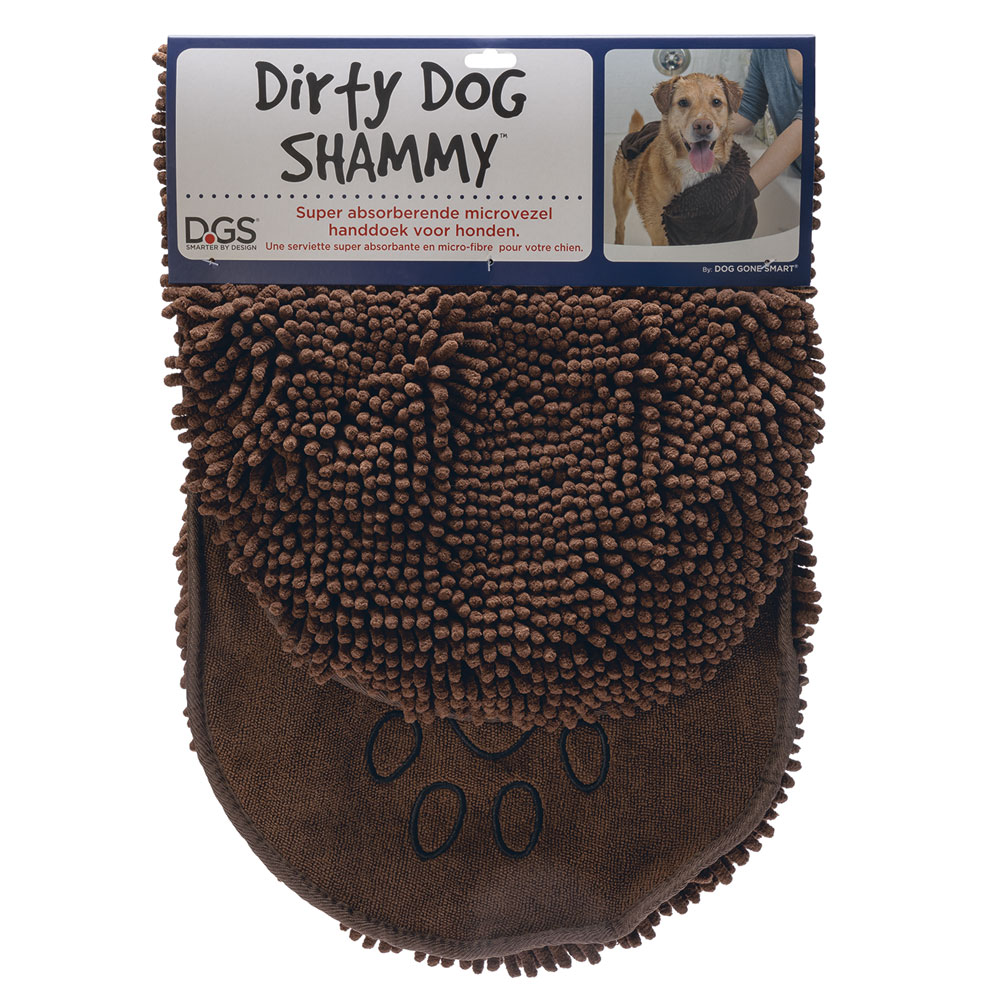 DGS Dirty Dog Shammy Handtuch - Braun von DGS - Dog Gone Smart