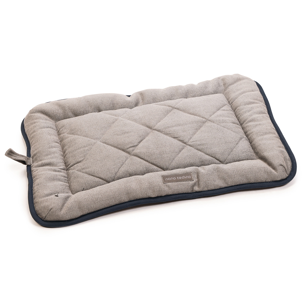 DGS™ Hundekissen Nano Chenille grau, Gr. 109 x 69 cm, Maße: ca. 109 x 69 x 3,5 cm von DGS