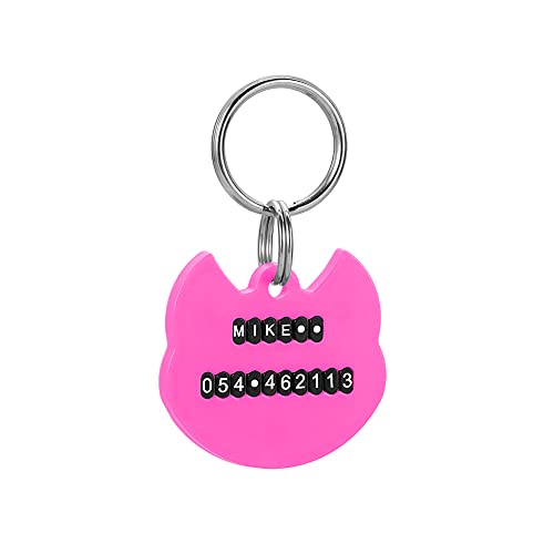 DHDHWL hundemarke Personalisierte Haustier-ID-Tags Kunststoff DIY Anti-Lost-Hundehals-Hunde-Hunde-Name-ID-Tags-Geschenke für Hund-Haustierkragen-Tags für PET-Tag-Welpen-Tag personalisiert von DHDHWL