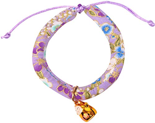 DHGTEP Katzenhalsband Glocke Welpe Bequeme Pp Baumwolle Hundehalsband Halskette Katze Haustier-zubehör (Color : Purple) von DHGTEP