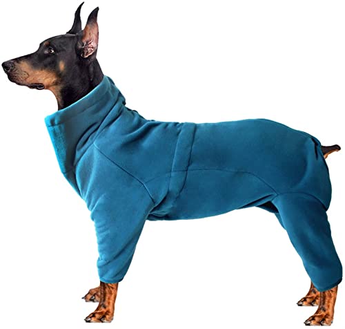 Hundemantel Winter Dick Warm, Hund Fleece-Pullover mit Beinen, Einstellbare Haustier Kapuzenpullis Rüde/Hündin Overalls für Corgi, Geeignet für Welpen Kleine Mittlere Große Hunde ( Color : Grün , Size Hundemantel Winter Dick Warm, Hund Fleece-Pullover mit Beinen, Einstellbare Haustier Kapuzenpullis Rüde/Hündin Overalls für Corgi, Geeignet für Welpen Kleine Mittlere Große Hunde ( Color : Grün , Size von DHGTEP