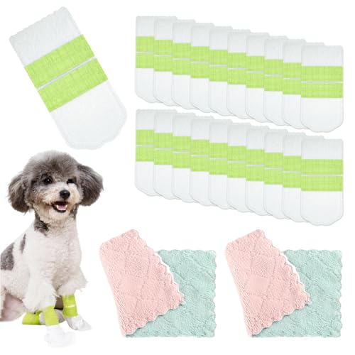 DHSBGWSX 20 Hundepfotenüberzüge Mit Doppelriemen, 2 Stück Haustierfußtücher, Hundepfotenschutz, Hunderegenschuhüberzüge, wasserdichte Hundeschuhüberzüge DHSBGWSX 20 Hundepfotenüberzüge Mit Doppelriemen, 2 Stück Haustierfußtücher, Hundepfotenschutz, Hunderegenschuhüberzüge, wasserdichte Hundeschuhüberzüge von DHSBGWSX
