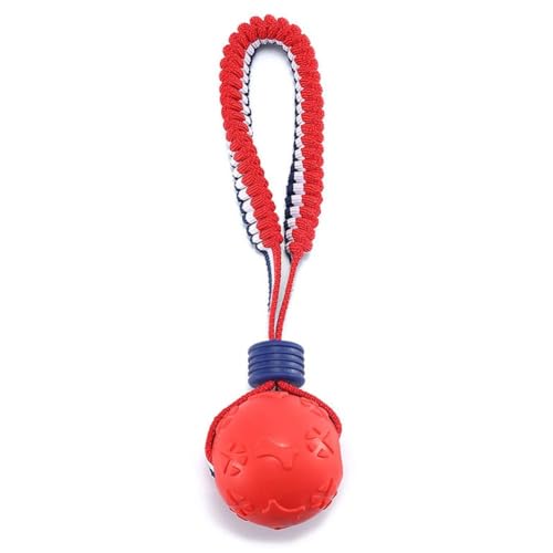 DHliIQQ Hundespielzeug, federnder Gummiball, Kauspielzeug, Haustier-Hundespielzeug, Ball mit Schnur, interaktives Welpenspielzeug für große Spiele, Spielzeug für Hunde DHliIQQ Hundespielzeug, federnder Gummiball, Kauspielzeug, Haustier-Hundespielzeug, Ball mit Schnur, interaktives Welpenspielzeug für große Spiele, Spielzeug für Hunde von DHliIQQ