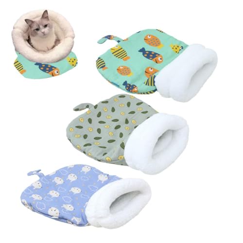 DHliIQQ Winter-Plüsch-Haustierbett, rundes Kissen, 2-in-1, warmer Katzenkorb, Haustier für kleine Hundehütte, Katzen, Schlaftasche, Kätzchennest DHliIQQ Winter-Plüsch-Haustierbett, rundes Kissen, 2-in-1, warmer Katzenkorb, Haustier für kleine Hundehütte, Katzen, Schlaftasche, Kätzchennest von DHliIQQ