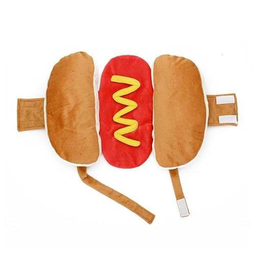 Halloween Haustier Dress Up Kostüm Hot Dog Geformt Dackel Wurst Einstellbare Cosplay I2Q1 Warme Kleidung Für Welpen Dre Lustige Hund von DHliIQQ