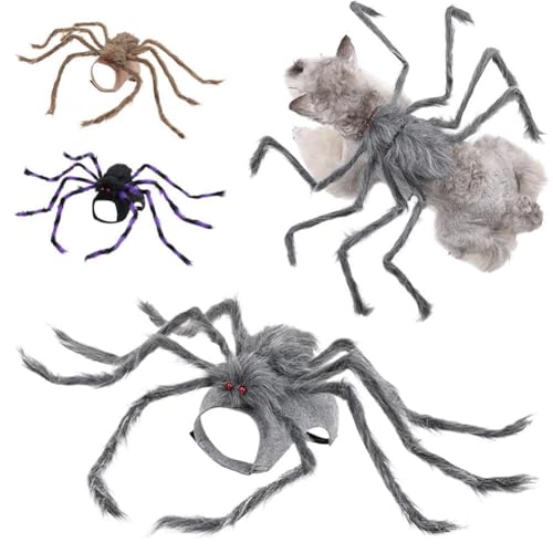 Halloween-Spinnenkostüm für Haustiere, Spinnen-Dekoration, Halloween-Partyzubehör, Spinnenkostüme, Kleidung, lustig, für Hunde, Cosplay-Kostüm, für Dacron-Parade, Haustier-Dacron, Größe M Halloween-Spinnenkostüm für Haustiere, Spinnen-Dekoration, Halloween-Partyzubehör, Spinnenkostüme, Kleidung, lustig, für Hunde, Cosplay-Kostüm, für Dacron-Parade, Haustier-Dacron, Größe M von DHliIQQ