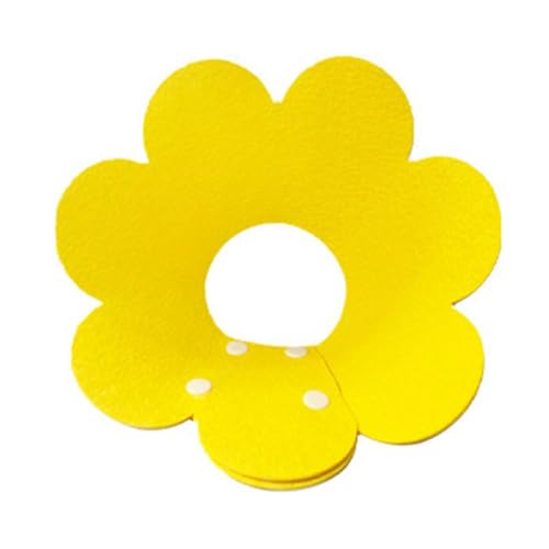 Haustier-Hundehalsband mit Blumenmotiv, Filz, weicher Kegel, Biss für Welpen, E-Halsband, verstellbare Abdeckung, Schutz, Haustierbedarf, Haustier-Kegel, Erholung, für Genesung, weiches Halsband für Haustier-Hundehalsband mit Blumenmotiv, Filz, weicher Kegel, Biss für Welpen, E-Halsband, verstellbare Abdeckung, Schutz, Haustierbedarf, Haustier-Kegel, Erholung, für Genesung, weiches Halsband für von DHliIQQ