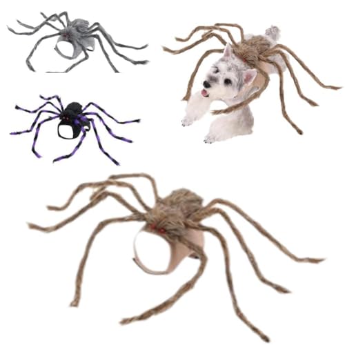 Riesiges Spinnenkostüm für Haustiere, Halloween-Dekoration, Halloween-Partyzubehör, Spinnenkleidung, Kostüme, Cosplay, lustig, für Hunde, 3D-Wettbewerbs-Outfit für Spinne, atmungsaktiv Riesiges Spinnenkostüm für Haustiere, Halloween-Dekoration, Halloween-Partyzubehör, Spinnenkleidung, Kostüme, Cosplay, lustig, für Hunde, 3D-Wettbewerbs-Outfit für Spinne, atmungsaktiv von DHliIQQ