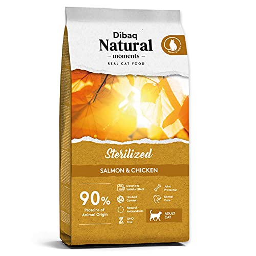 Dibaq Natural Moments Sterilisierte Lachskatzen, 100 % natürlich, Real Food, 2 kg. von DIBAQ NATURAL MOMENTS