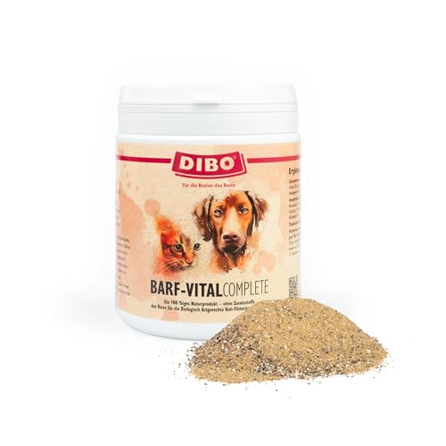 Barf-Vital-Complete, 450g-Dose, Nahrungsergänzung als gesunde, natürliche Ernährung für Hunde von DIBO, Hundefutter, Barf, B.A.R.F. von DIBO