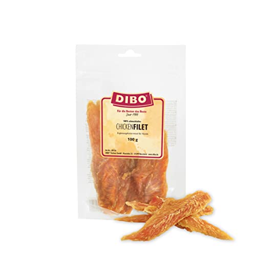 DIBO Chicken Filet 100g Beutel - der leckere Kau-Snack für Hunde von DIBO