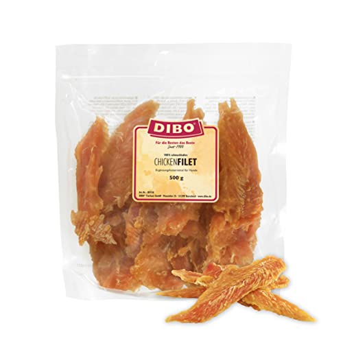 DIBO Chicken Filet 500g Beutel - der leckere Kau-Snack für Hunde von DIBO