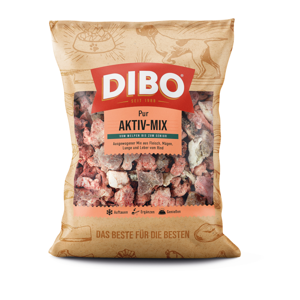DIBO Frostfutter Aktiv Rind Mix - 5 x 2000 g DIBO Frostfutter Aktiv Rind Mix - 5 x 2000 g von DIBO