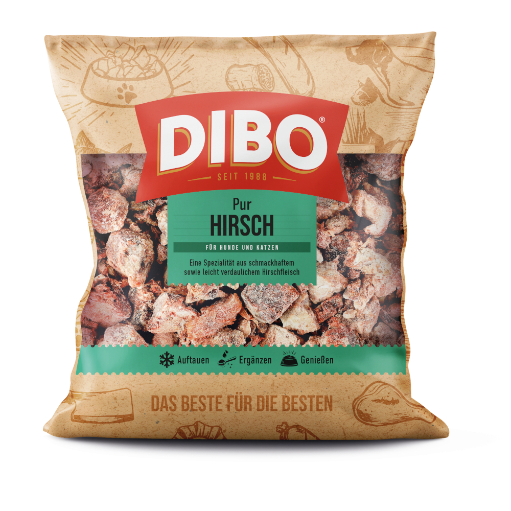 DIBO Frostfutter Hirsch - 14 x 1000 g DIBO Frostfutter Hirsch - 14 x 1000 g von DIBO