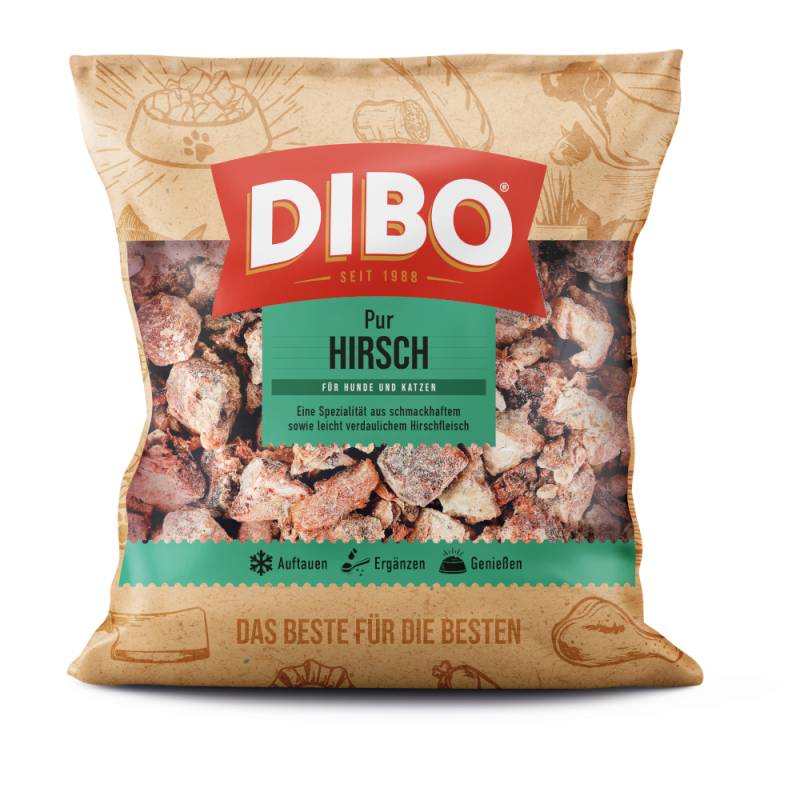DIBO Frostfutter Hirsch - 14 x 1000 g DIBO Frostfutter Hirsch - 14 x 1000 g von DIBO