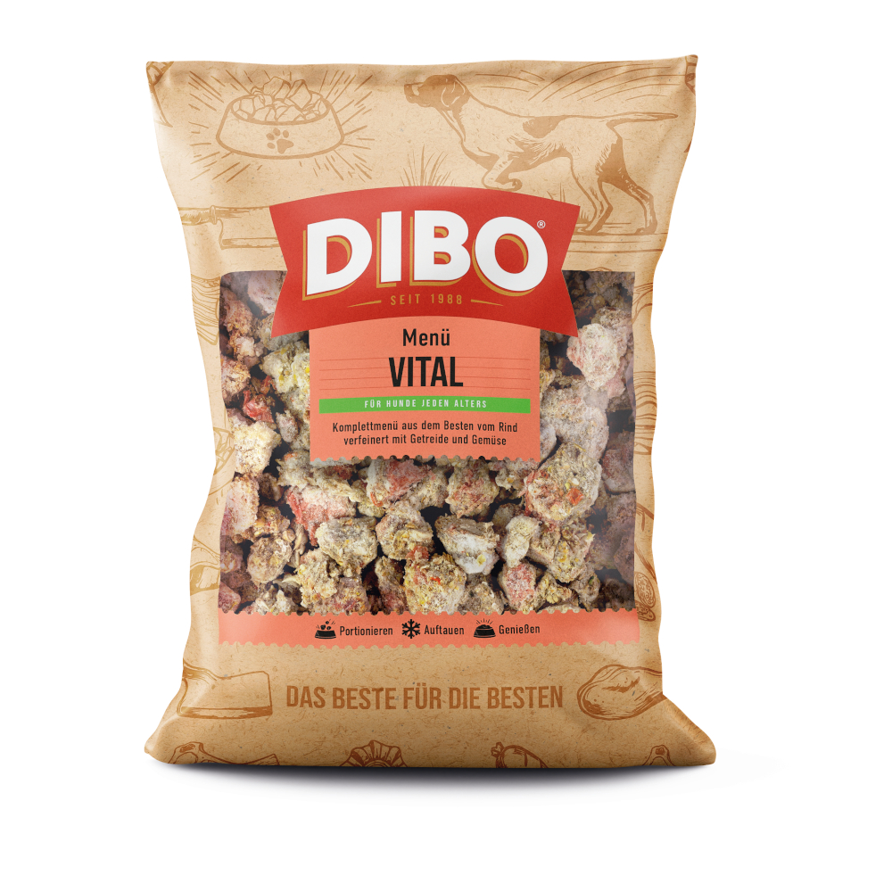 DIBO Frostfutter Menü Vital mit Rind - 7 x 2000 g DIBO Frostfutter Menü Vital mit Rind - 7 x 2000 g von DIBO