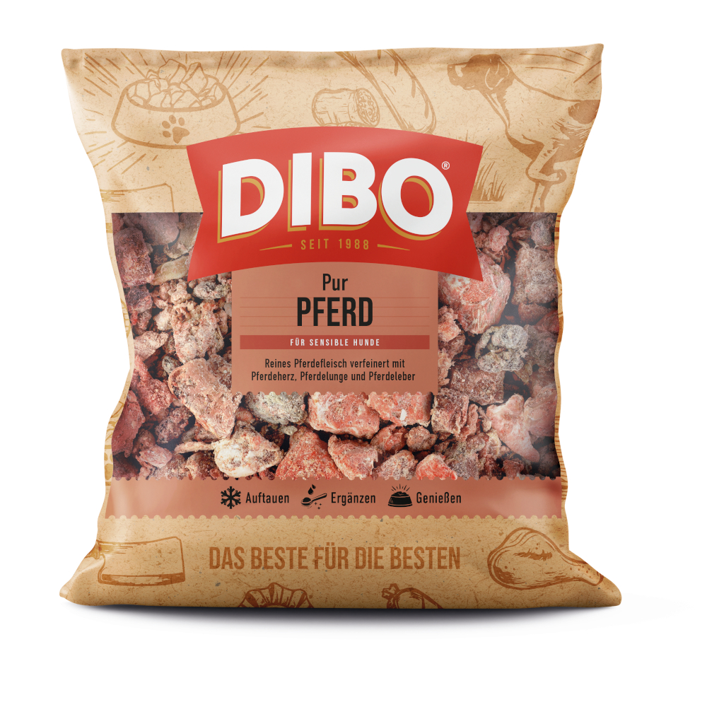 DIBO Frostfutter Pferdefleisch - 6 x 1000 g DIBO Frostfutter Pferdefleisch - 6 x 1000 g von DIBO