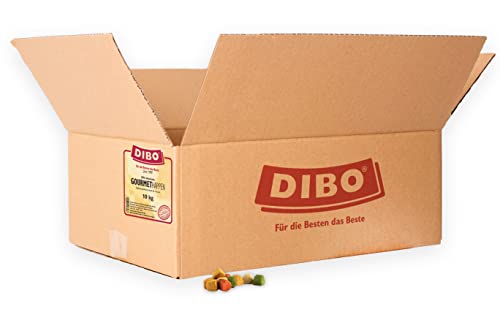 DIBO Gourmet-Happen, 10kg-Karton, Backwaren als gesunde, natürliche Ernährung für Hunde, Hundefutter, Barf, B.A.R.F., Leckerli, Hundekekse von DIBO