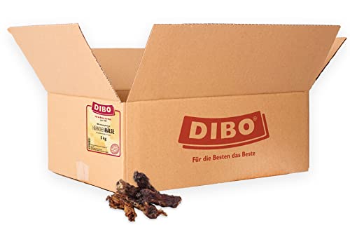 DIBO Hähnchenhälse, 5kg-Karton, Naturkau-Snack oder Leckerli für Zwischendurch, Hundefutter, Qualitätskauartikel ohne Chemie von DIBO